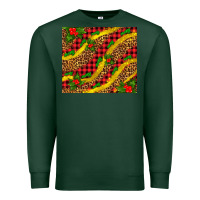 Sports Green merry with mistletoe Premium Sweatshirt - AdoDesignShop