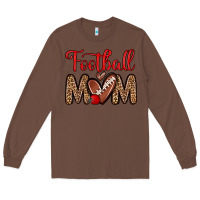 Chestnut football mom Long Sleeve Tee - Zillion Design Studio
