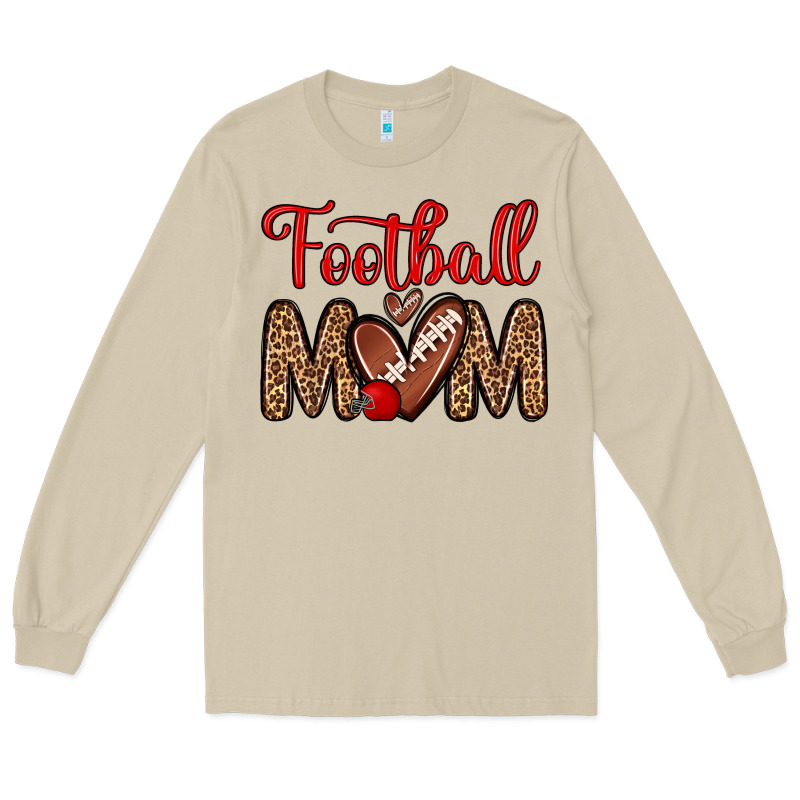 Football Mom Long Sleeve Tee by Zillion Design Studio | Teevron