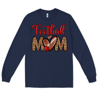 Navy football mom Long Sleeve Tee - Zillion Design Studio