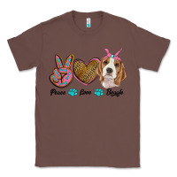 Chestnut peace love beagle Classic Tee - RanaPortraitStore