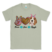 Matcha peace love beagle Classic Tee - RanaPortraitStore