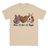 Mushroom peace love beagle Classic Tee - RanaPortraitStore