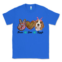 True Royal peace love beagle Classic Tee - RanaPortraitStore