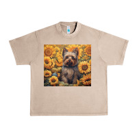 French Oak yorkshire terrier Urban Heavy Tee - Unal Design