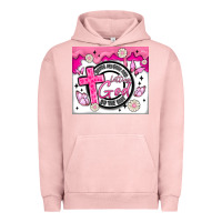 Pigment Salmon doing my best and letting god Urban Hoodie - MaliasSmallBusiness
