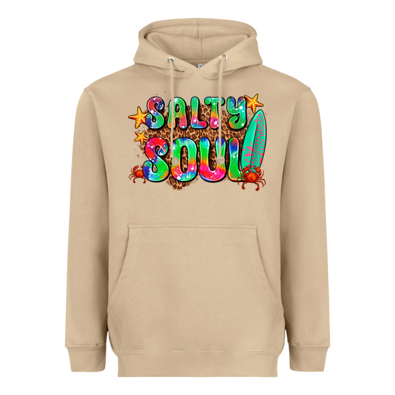 Salty Soul Heavyweight Hoodie by AdoDesignShop | Teevron