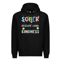 Black people dont need to be sober and drugfree to deserve food Premium Hoodie - MaliasSmallBusiness