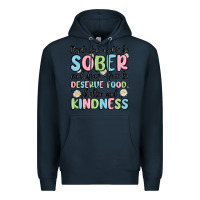 Navy people dont need to be sober and drugfree to deserve food Premium Hoodie - MaliasSmallBusiness