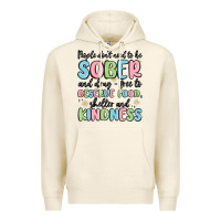 Tofu people dont need to be sober and drugfree to deserve food Premium Hoodie - MaliasSmallBusiness