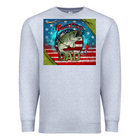 Heather Grey reel cool dad fishing Premium Sweatshirt - Jasminsmagicworld