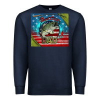 Navy reel cool dad fishing Premium Sweatshirt - Jasminsmagicworld