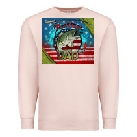 Pale Pink reel cool dad fishing Premium Sweatshirt - Jasminsmagicworld