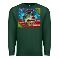 Sports Green reel cool dad fishing Premium Sweatshirt - Jasminsmagicworld