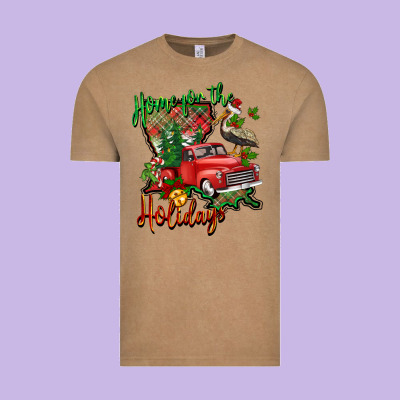 Home For The Holidays Louisiana Vintage Tee Designed By Barkaloodesign