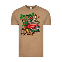 Vintage Coffee home for the holidays louisiana Vintage Tee - BarkalooDesign