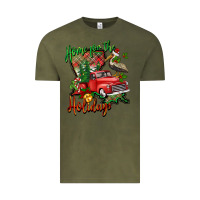 Vintage Olive home for the holidays louisiana Vintage Tee - BarkalooDesign