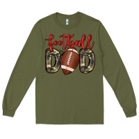 Army Green football dad Long Sleeve Tee - Zillion Design Studio