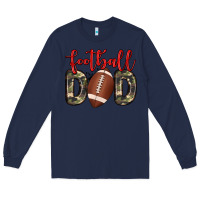 Navy football dad Long Sleeve Tee - Zillion Design Studio