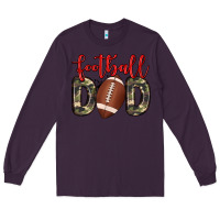 Plum football dad Long Sleeve Tee - Zillion Design Studio