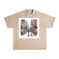 French Oak Japan Street Urban Heavy Tee - Unal Design