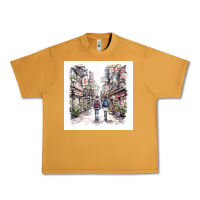 Peanut Butter Japan Street Urban Heavy Tee - Unal Design