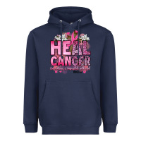 Navy heal cancer for nothing is impossible with god luk Heavyweight Hoodie - Artiststas