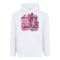 White heal cancer for nothing is impossible with god luk Heavyweight Hoodie - Artiststas
