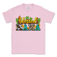 Bubblegum Pink blessed mama Classic Tee - Zillion Design Studio