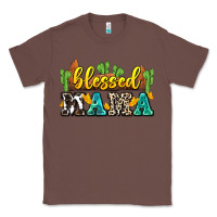 Chestnut blessed mama Classic Tee - Zillion Design Studio