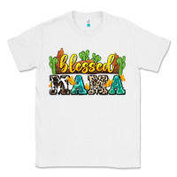White blessed mama Classic Tee - Zillion Design Studio