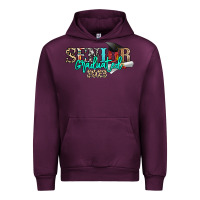 Mauve Wine senior graduated 2023 Urban Hoodie - NancyCooperArtShop