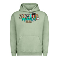 Pigment Oil Green senior graduated 2023 Urban Hoodie - NancyCooperArtShop
