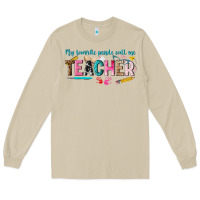 Mushroom my favorite people call me teacher Long Sleeve Tee - texasbilliewilder