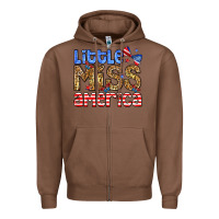 Chestnut Little miss America Zipper Hoodie - Neo Western
