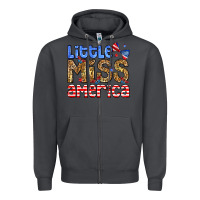Smoke Little miss America Zipper Hoodie - Neo Western
