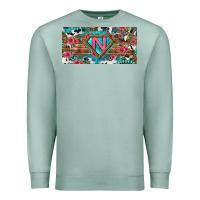 Seafoam super nurse license plate Premium Sweatshirt - BundleAndBundleShop
