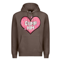 Coffee dump him valentines day Premium Hoodie - MaliasSmallBusiness