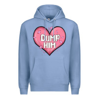 Colony Blue dump him valentines day Premium Hoodie - MaliasSmallBusiness