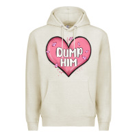 Oatmeal Heather dump him valentines day Premium Hoodie - MaliasSmallBusiness