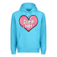 Ocean Blue dump him valentines day Premium Hoodie - MaliasSmallBusiness