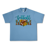 Pebble Blue western leopard camouflage sunflowers  glitter mom football Urban Heavy Tee - Artiststas