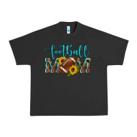 Pigment Black western leopard camouflage sunflowers  glitter mom football Urban Heavy Tee - Artiststas