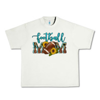 Pistachio western leopard camouflage sunflowers  glitter mom football Urban Heavy Tee - Artiststas