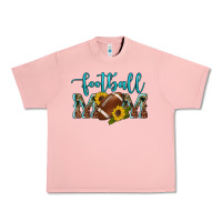 Salmon western leopard camouflage sunflowers  glitter mom football Urban Heavy Tee - Artiststas