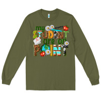 Army Green my student are on point Long Sleeve Tee - texasbilliewilder