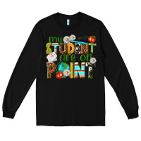 Black my student are on point Long Sleeve Tee - texasbilliewilder