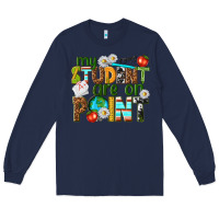 Navy my student are on point Long Sleeve Tee - texasbilliewilder
