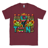 Burgundy mom of twins Classic Tee - Zillion Design Studio