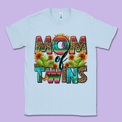Mom Of Twins Classic Tee Designed By Zillion Design Studio